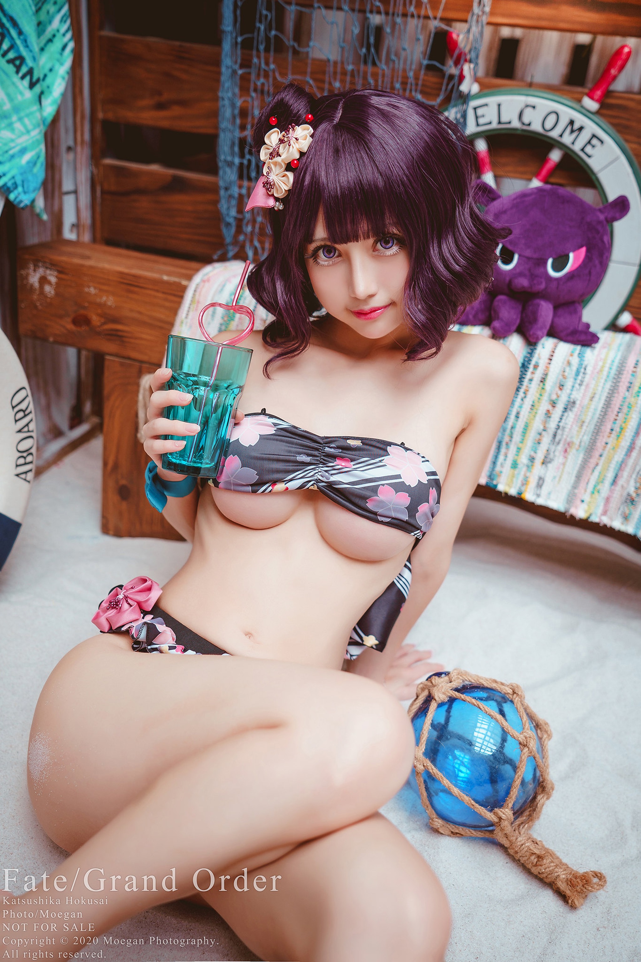 图片[1]-沖田凜花Rinka – NO.060 FateGrand Order葛飾北斎水着ver[14P]-XikXak